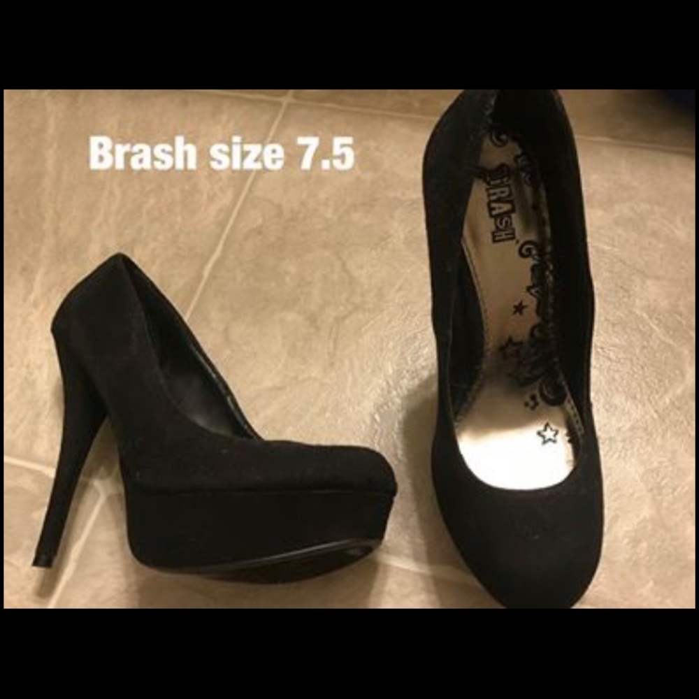 Brash Heels velvet black